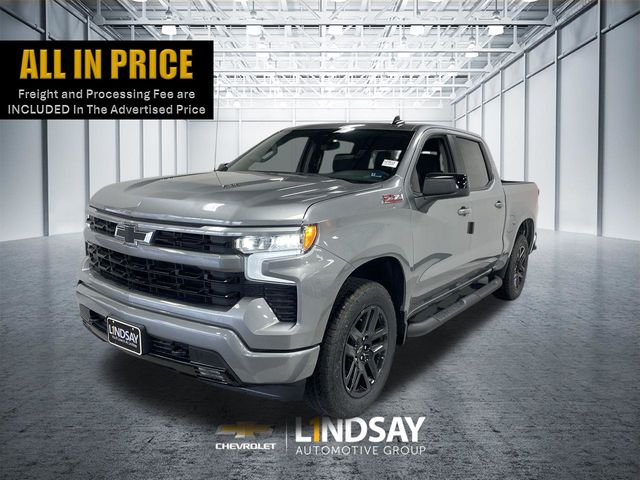 Sterling Gray Metallic 2026 Chevrolet Silverado 1500 RST Crew Cab 4WD Pickup Truck Four-Wheel Drive Automatic