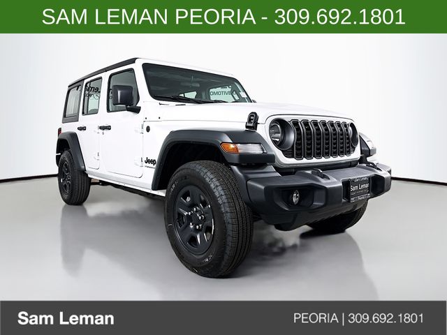 Bright White Clearcoat 2026 Jeep Wrangler SUV / Crossover Four-Wheel Drive 8-Speed Automatic