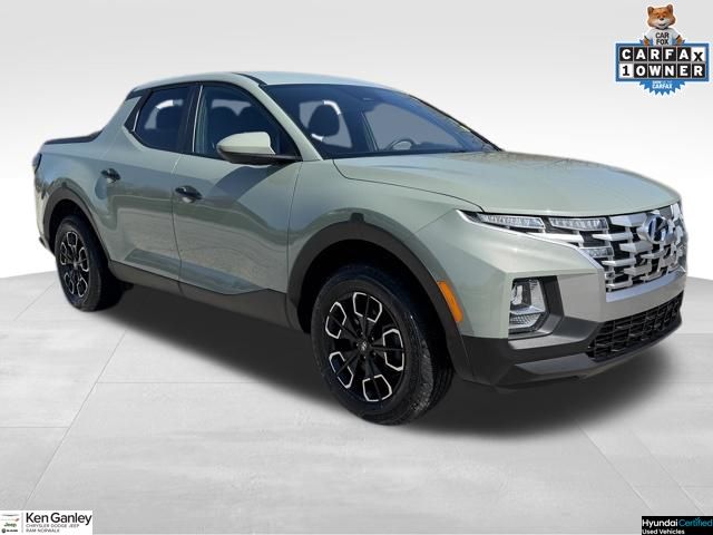 Sage Gray 2022 Hyundai Santa Cruz SE Crew Cab AWD Pickup Truck All-Wheel Drive 8-Speed Automatic
