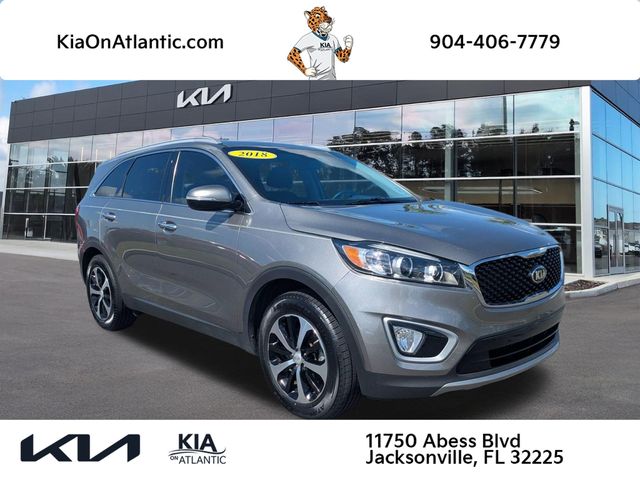Titanium Silver 2018 Kia Sorento EX V6 FWD SUV / Crossover Front-Wheel Drive 6-Speed Automatic