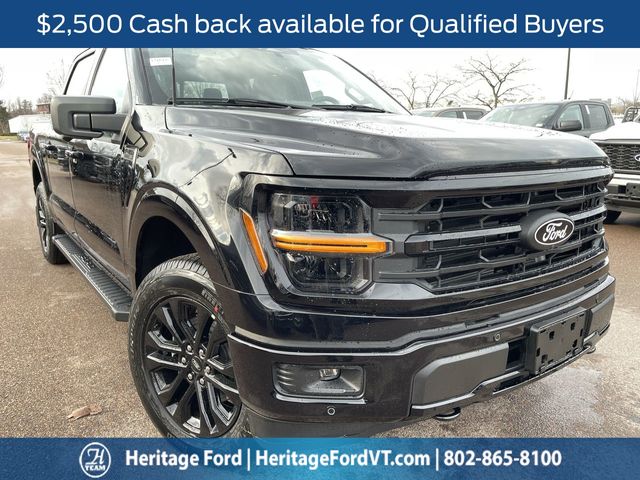 Agate Black Metallic 2026 Ford F-150 XLT SuperCrew 4WD Pickup Truck Four-Wheel Drive Automatic