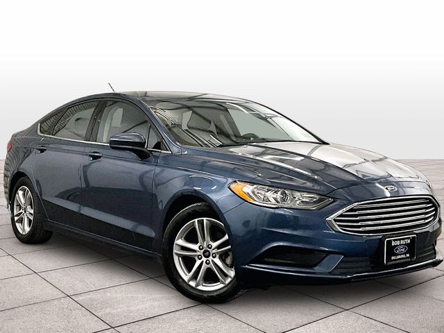 2018 Ford Fusion SE Blue at Phil Fitts Ford