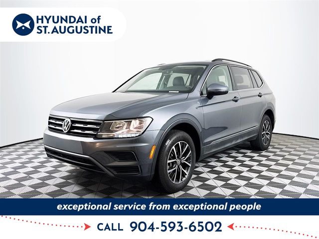 Platinum Gray Metallic 2020 Volkswagen Tiguan SUV / Crossover Front-Wheel Drive 8-Speed Automatic