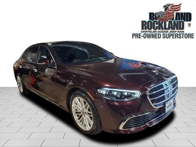Red 2022 Mercedes-Benz S-Class S 580 4MATIC AWD Sedan All-Wheel Drive 9-Speed Automatic