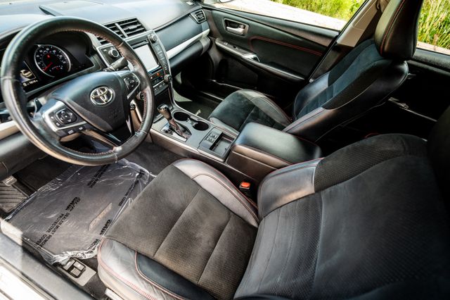2017 Toyota Camry XSE Silver at Joe Myers Mazda Kia