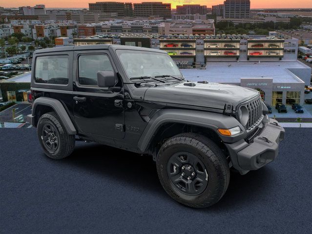 Black 2026 Jeep Wrangler Sport 2-Door 4WD SUV / Crossover Four-Wheel Drive 8-Speed Automatic