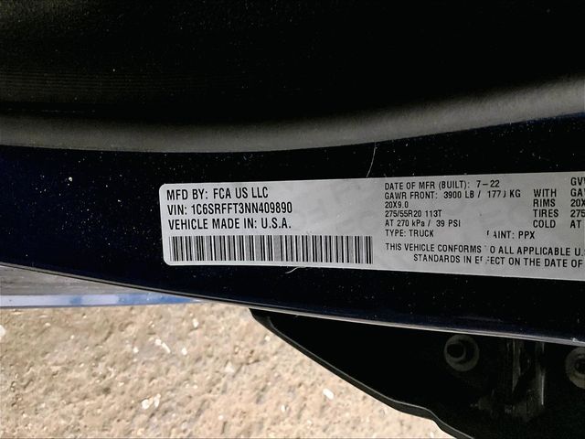 2022 Ram 1500 Big Horn/Lone Star Blue at Auto Express Mitsubishi