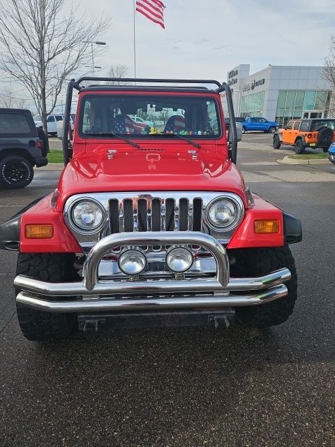1999 Jeep Wrangler Sport - Flame Red Clear Coat exterior view 2