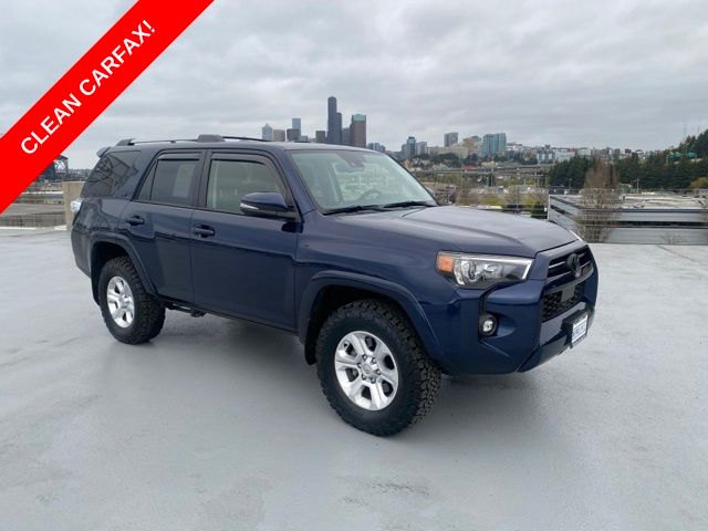 Nautical Blue Metallic 2024 Toyota 4Runner SR5 Premium 4WD SUV / Crossover Four-Wheel Drive 5-Speed Automatic