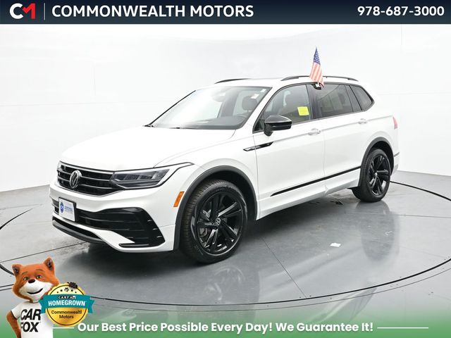 Opal White 2023 Volkswagen Tiguan SUV / Crossover All-Wheel Drive 8-Speed Automatic
