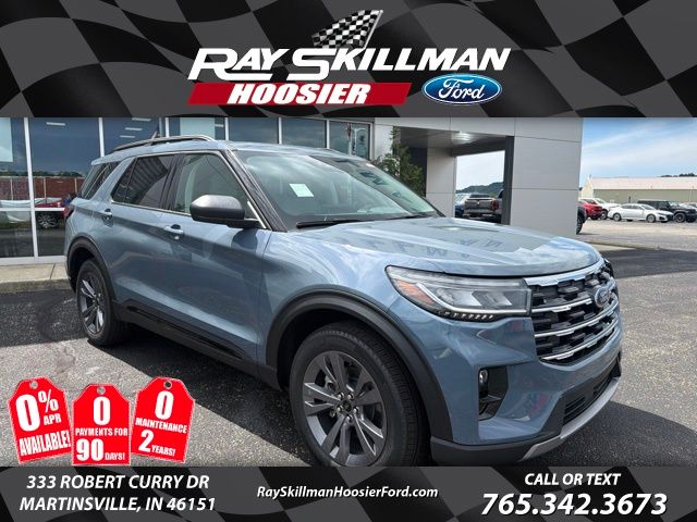Vapor Blue 2026 Ford Explorer SUV / Crossover All-Wheel Drive Automatic
