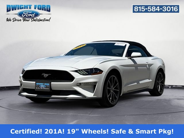 Oxford White 2019 Ford Mustang Convertible Rear-Wheel Drive Automatic