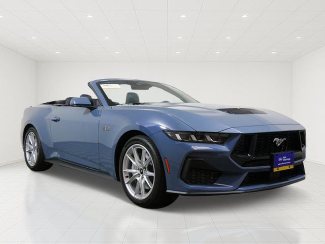 Vapor Blue 2024 Ford Mustang Convertible Rear-Wheel Drive Automatic