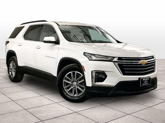 2022 Chevrolet Traverse LT White at Klick Lewis Buick Chevrolet