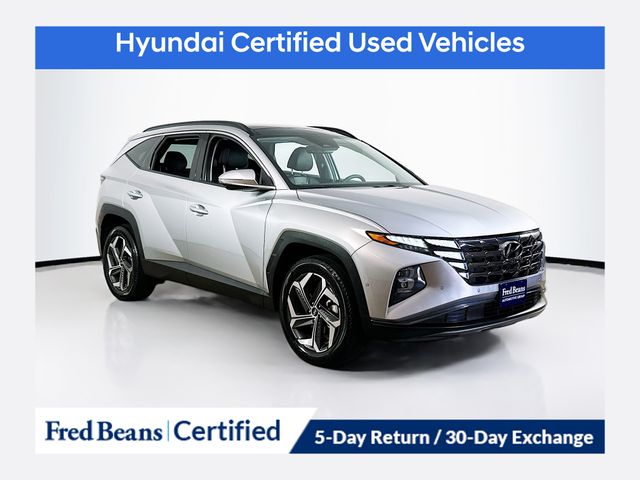 Shimmering Silver 2023 Hyundai Tucson Limited AWD SUV / Crossover All-Wheel Drive 8-Speed Automatic