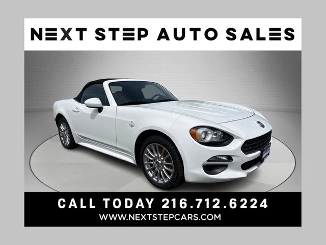 Bianco Gelato White 2017 FIAT 124 Spider Classica RWD Convertible Rear-Wheel Drive 6-Speed Manual