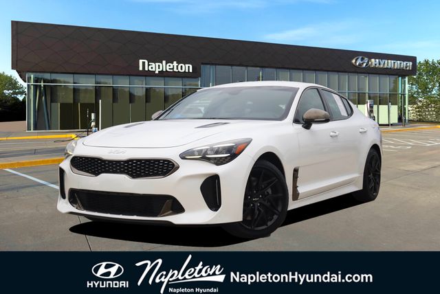Snow White Pearl 2022 Kia Stinger Sedan Rear-Wheel Drive 8-Speed Automatic