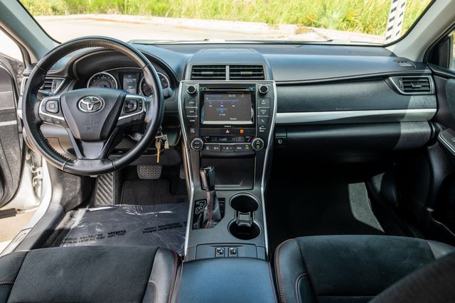 2017 Toyota Camry XSE Silver at Joe Myers Mazda Kia