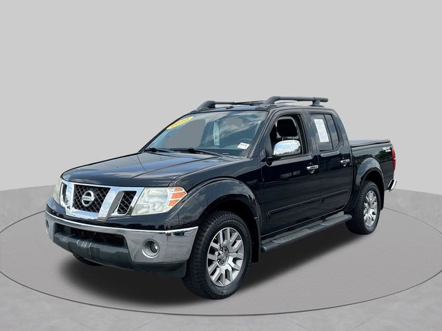 Super Black Metallic 2010 Nissan Frontier Pickup Truck Four-Wheel Drive 5-Speed Automatic Overdrive