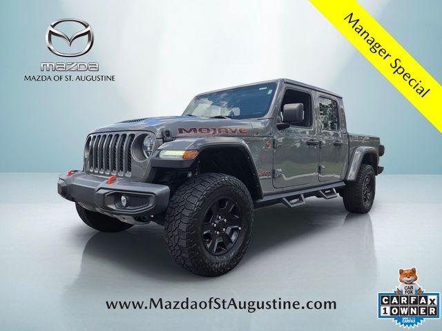 Gray Clearcoat 2022 Jeep Gladiator Pickup Truck Four-Wheel Drive 8-Speed Automatic