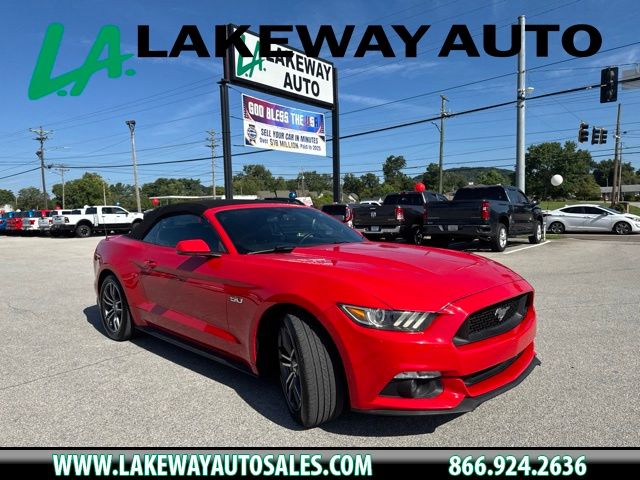 Race Red 2016 Ford Mustang Convertible Rear-Wheel Drive 6-Speed Automatic