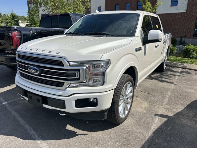 White Platinum Clearcoat Metallic 2019 Ford F-150 Pickup Truck Four-Wheel Drive Automatic