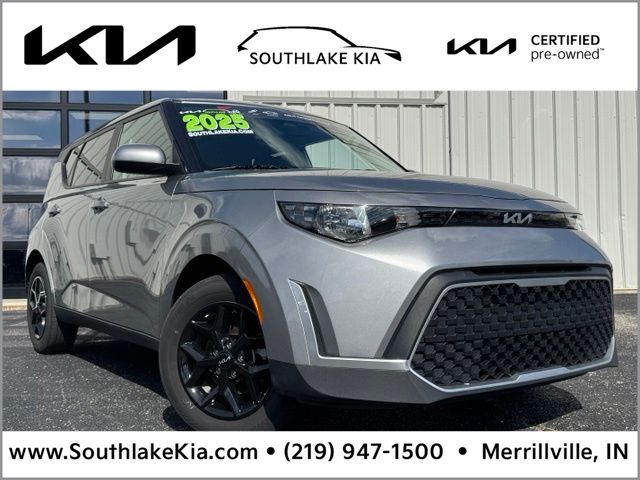 Steel Gray 2025 Kia Soul LX FWD SUV / Crossover Front-Wheel Drive Continuously Variable Transmission