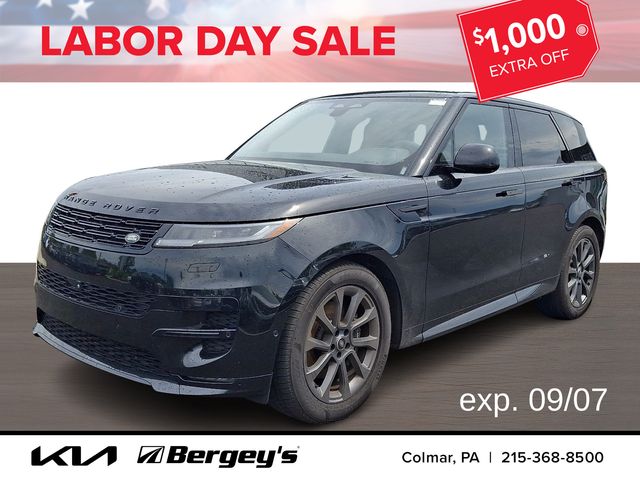 Black 2024 Land Rover Range Rover Sport SUV / Crossover All-Wheel Drive 8-Speed Automatic