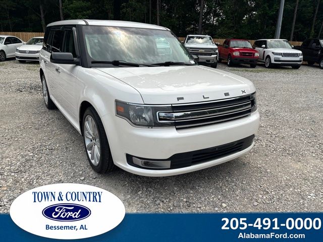 White Platinum Metallic Tri-Coat 2016 Ford Flex SUV / Crossover Front-Wheel Drive 6-Speed Automatic