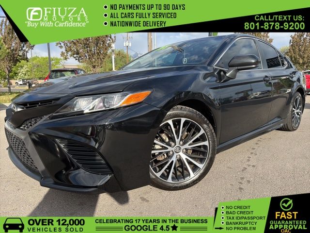 Midnight Black Metallic 2020 Toyota Camry SE FWD Sedan Front-Wheel Drive 8-Speed Automatic