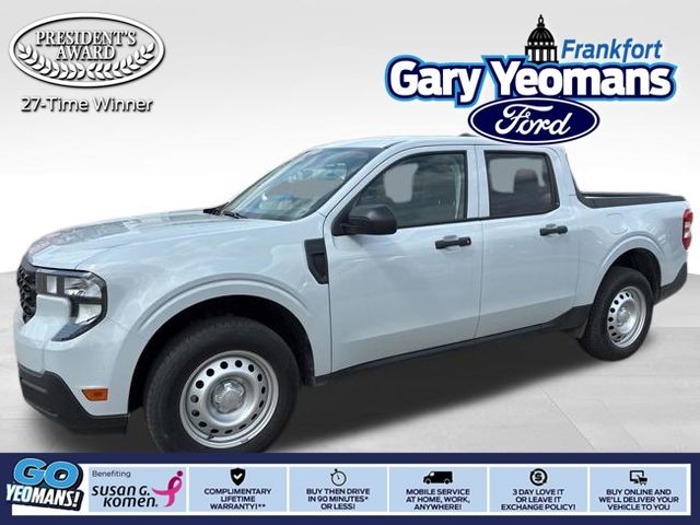 Space White Metallic 2026 Ford Maverick XL SuperCrew AWD Pickup Truck All-Wheel Drive Continuously Variable Transmission