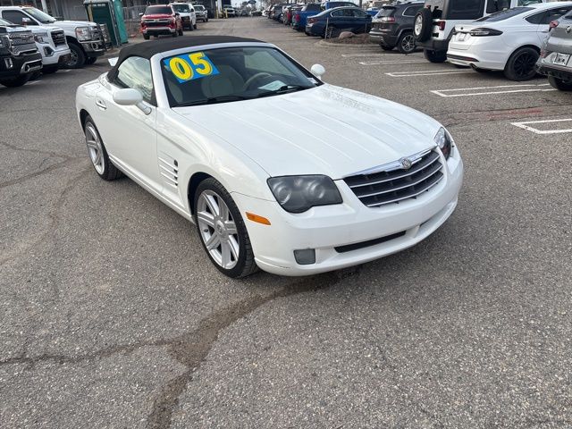 Alabaster Clearcoat/Black Cloth Top 2005 Chrysler Crossfire Limited Roadster RWD Convertible Rear-Wheel Drive 5-Speed Automatic