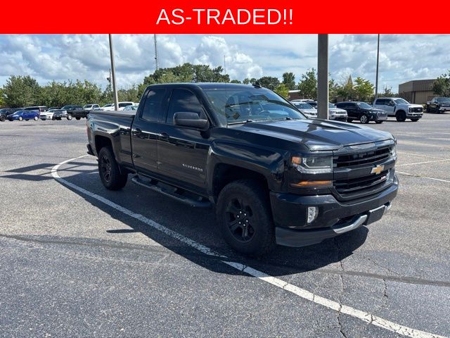 Black 2017 Chevrolet Silverado 1500 Pickup Truck Four-Wheel Drive 6-Speed Automatic Overdrive