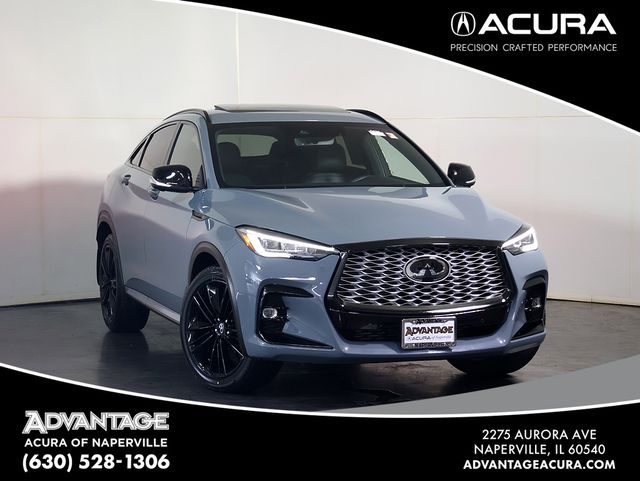 Slate Gray 2025 INFINITI QX55 SUV / Crossover All-Wheel Drive Continuously Variable Transmission