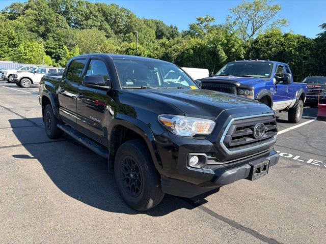 Midnight Black Metallic 2021 Toyota Tacoma Pickup Truck Four-Wheel Drive 6-Speed Automatic