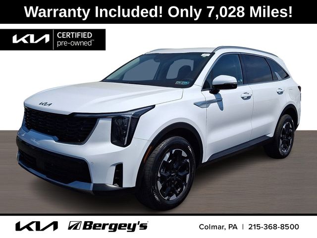 Glacial White Pearl 2025 Kia Sorento SUV / Crossover All-Wheel Drive 8-Speed Automatic