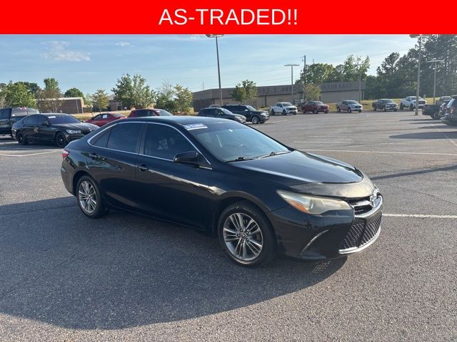 Black 2016 Toyota Camry SE Sedan Front-Wheel Drive 6-Speed Automatic