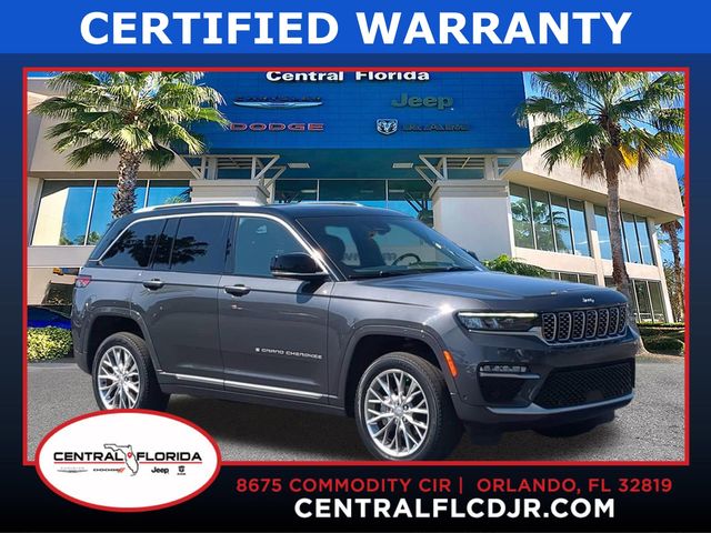 Baltic Gray Metallic Clearcoat 2022 Jeep Grand Cherokee Summit RWD SUV / Crossover 4X2 8-Speed Automatic