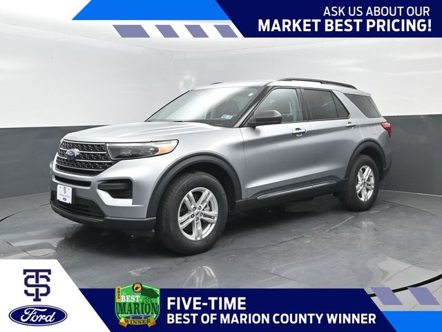 Silver Metallic 2023 Ford Explorer SUV / Crossover All-Wheel Drive Automatic