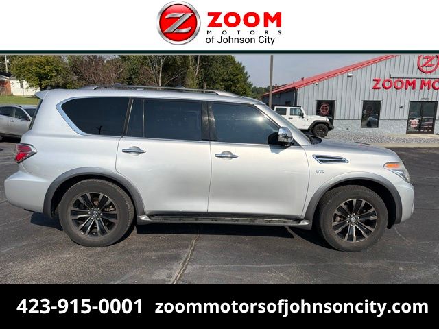 Brilliant Silver 2017 Nissan Armada SUV / Crossover Four-Wheel Drive 7-Speed Automatic