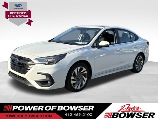 Crystal White Pearl 2024 Subaru Legacy Sedan All-Wheel Drive Continuously Variable Transmission