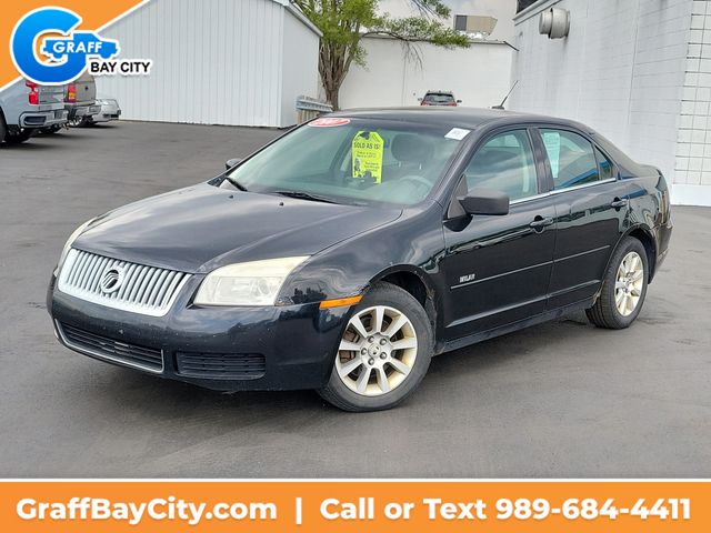 Black 2007 Mercury Milan V6 Sedan Front-Wheel Drive 6-Speed Automatic