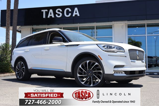 White Metallic 2020 Lincoln Aviator Reserve AWD SUV / Crossover All-Wheel Drive Automatic