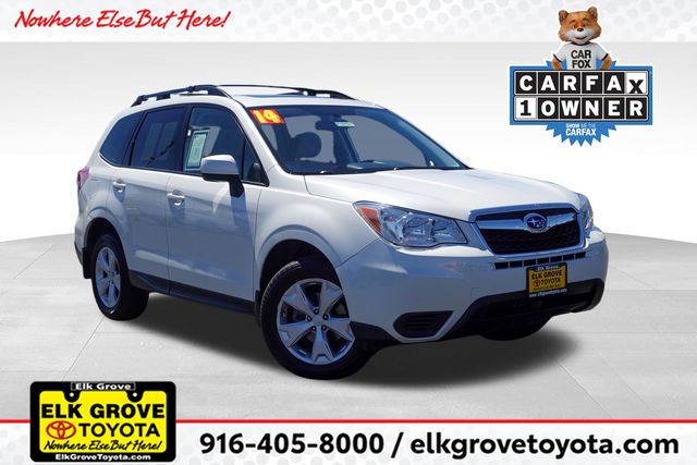 Satin White Pearl 2014 Subaru Forester SUV / Crossover All-Wheel Drive Continuously Variable Transmission