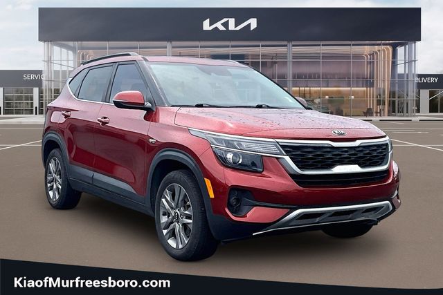 Mars Orange 2021 Kia Seltos SUV / Crossover All-Wheel Drive Continuously Variable Transmission