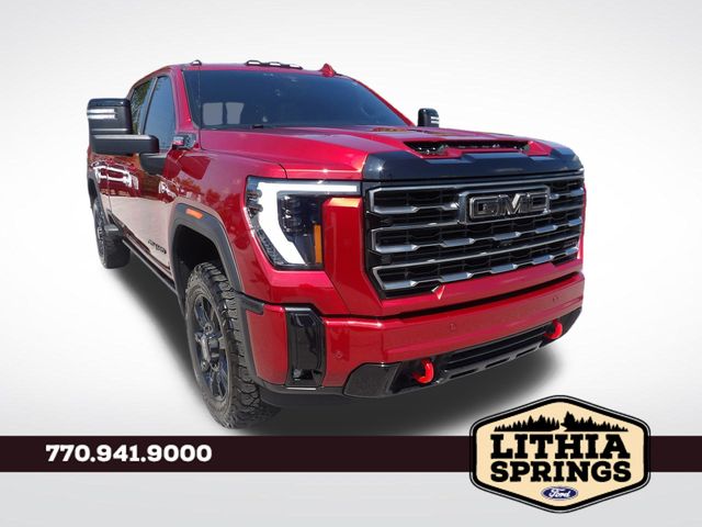 Volcanic Red 2025 GMC Sierra 3500HD Pickup Truck Four-Wheel Drive Automatic