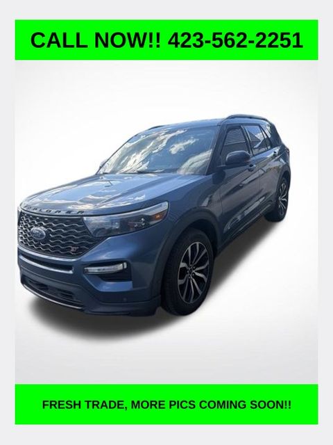 Blue 2020 Ford Explorer SUV / Crossover All-Wheel Drive Automatic