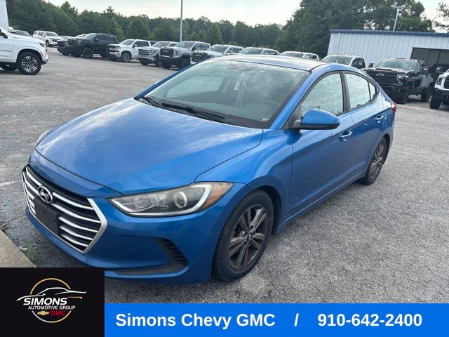 Electric Blue 2018 Hyundai Elantra Sedan Front-Wheel Drive 6-Speed Automatic