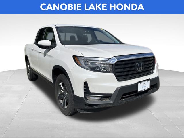 Platinum White Pearl 2023 Honda Ridgeline RTL AWD Pickup Truck All-Wheel Drive 9-Speed Automatic
