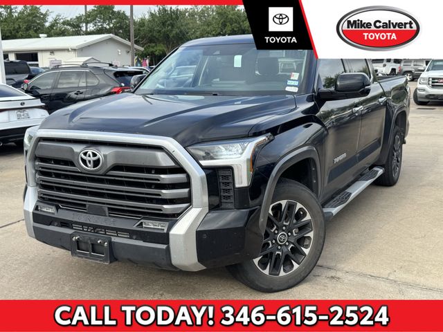 Midnight Black Metallic 2023 Toyota Tundra Limited CrewMax Cab 4WD Pickup Truck Four-Wheel Drive Automatic